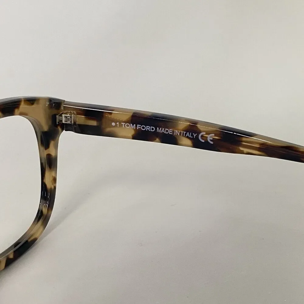 Tom Ford TF5542-B 056 Havana Tortoise Eyeglasses Frames 50-22 Italy w/ Case
